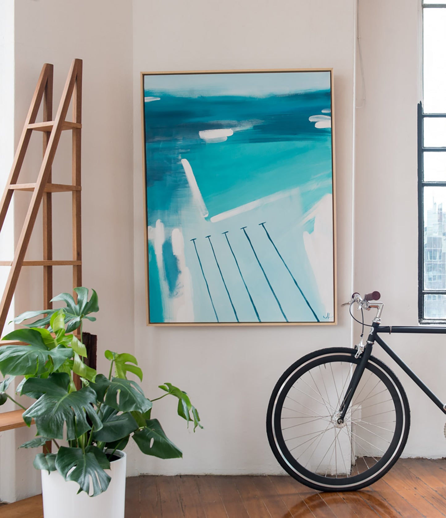 Icebergs Print
