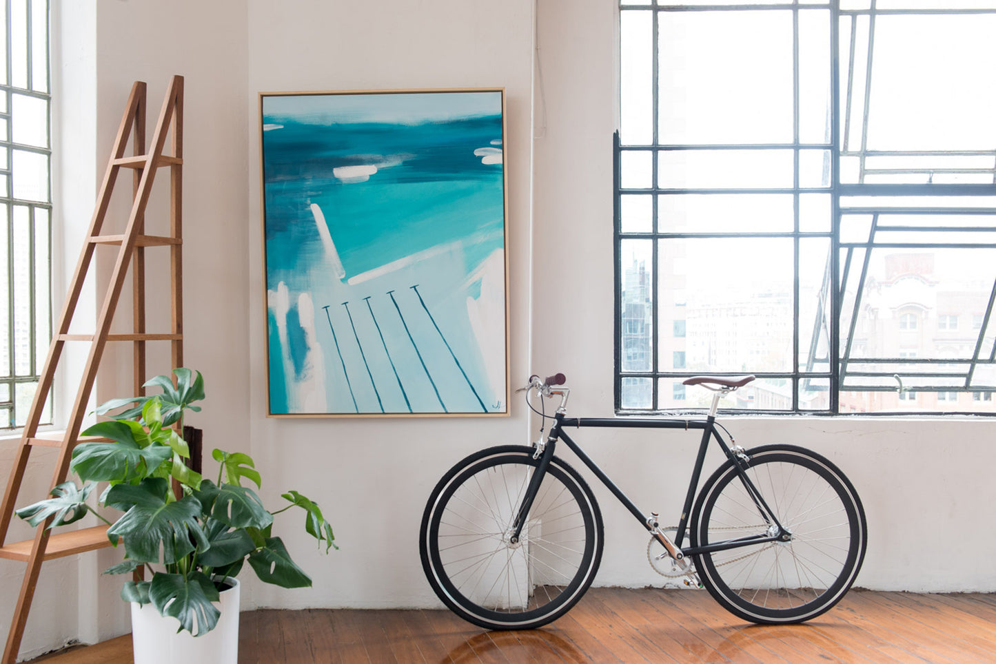 Icebergs Print