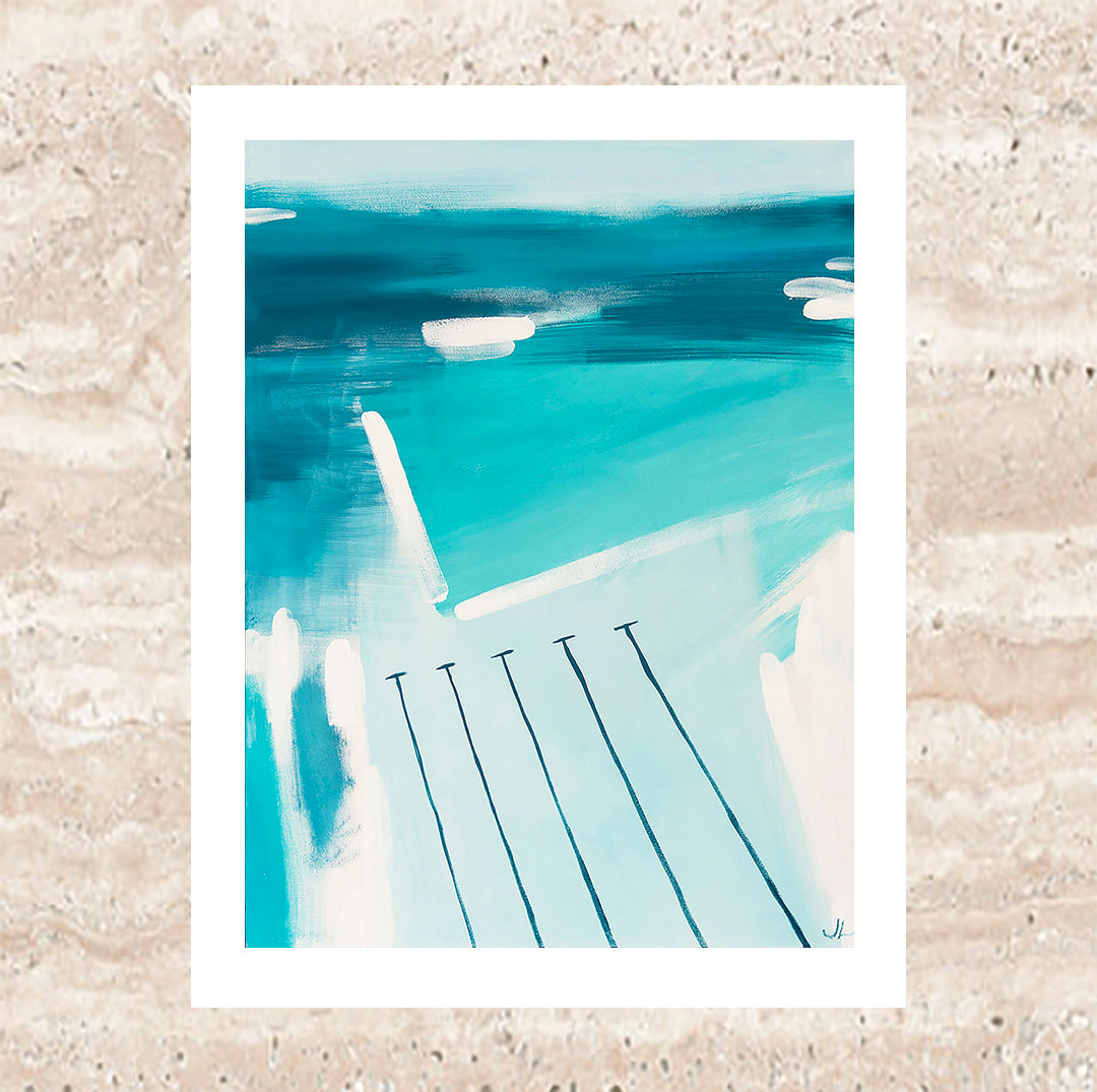Icebergs Print
