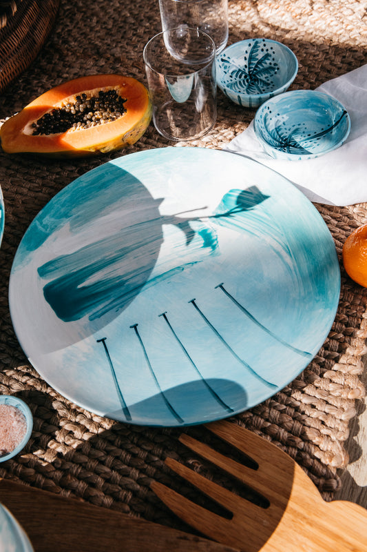 ROUND ICEBERGS PLATTER
