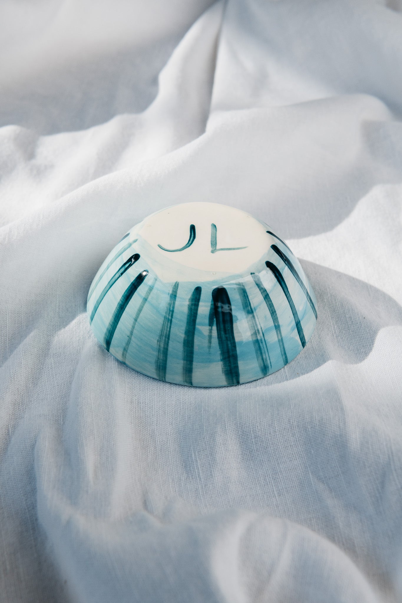 MINI PALM STRIPE BOWL