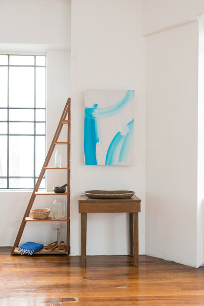BLUE STEEL CANVAS PRINT - STUDIO SALE