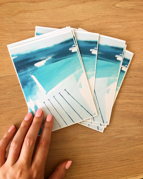 Bondi Icebergs Postcard Jennifer Lia 